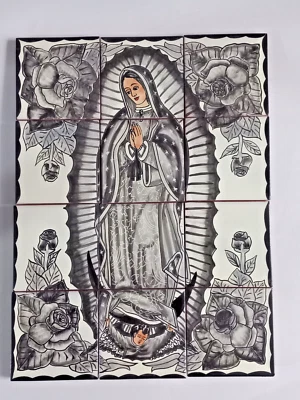 MURAL DE AZULEJOS DE CERÁMICA 17" salpicadero mosaico talavera mexicano Foto 1 de 4