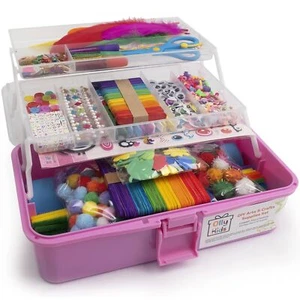 Arts And Crafts Supplies For Kids Girls 4 5 6 7 8 9 10 11 & 12 Ultimate Crafting - Picture 1 of 7