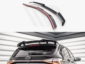 Spoiler Wing Extension Maxton Design Gloss Black ABS for Hyundai i20N MK3 - Picture 1 of 6