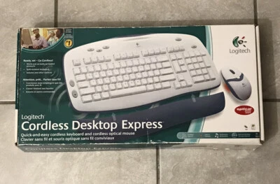 Logitech Cordless Desktop Express Wireless Keyboard and Mouse Bundle - Image 1 of 4