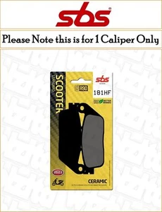 Victory Cross Roads 1800 DeLuxe 2011-2012 [Rear SBS HF Ceramic Brake Pads] - Picture 1 of 1