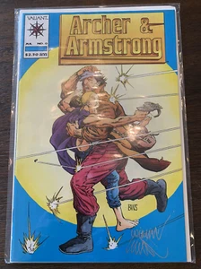 ARCHER & ARMSTRONG #0 AUTOGRAPH Valiant Comics Signature Comic Book - Picture 1 of 2