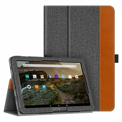 Funda tipo folio para Amazon Fire HD 10/HD 10 Plus (11ª generación 2021) Slim Fit Stand Cover Foto 1 de 4