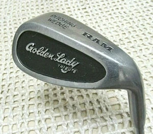 Vintage RAM GOLDEN LADY TRIBUTE Pitching Wedge 34" RH ~ Ladies Flex Steel Shaft - Picture 1 of 8
