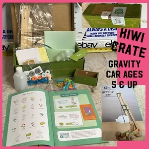 Kiwi Co Crate GRAVITY CAR NEW DIY Educational Kit Model STEM AGES 5+ LEARNING - Picture 1 of 12