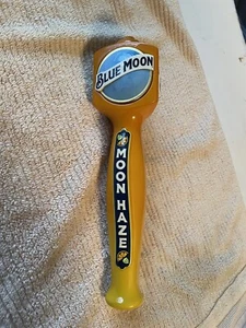 Blue Moon belgischer weißer Moon Haze Bier Zapfhahn Griff 11,5" hoch - brandneu im Karton! - Bild 1 von 6