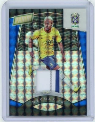 2016-17 Panini The National Soccer Blue Mosaic Patch #89 Neymar Jr #09/25 - Image 1 of 2