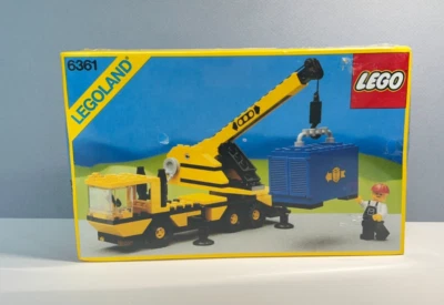 LEGO #6361	Mobile Crane_1986 MISB Vintage LEGOLAND *SEALED* - Image 1 of 4
