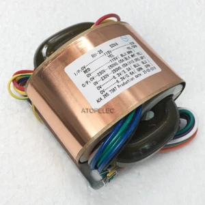 115V 230V 50W R-Core Shielded Transformer 250V 6.3V for Amplifier Preamp AMP - Picture 1 of 2