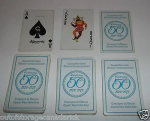 50 Years Canada West Indies Molasses Company Litho Quebec Playing Cards 1979 - Picture 1 of 3