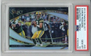 2019 PANINI SELECT SNAPSHOTS PRIZM #20 AARON RODGERS CARD PACKERS PSA 10 LOW POP - Picture 1 of 2