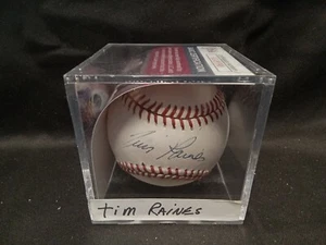 Tim Raines Signed ONL Baseball JSA  -P BB # - Picture 1 of 5