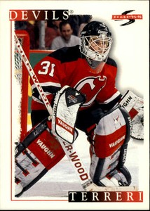 1995-96 Score Devils Hockey Card #243 Chris Terreri