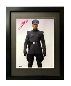 John Boyega Signed Star Wars 11x14 Photo Framed Finn Topps COA Autograph - Picture 1 of 6