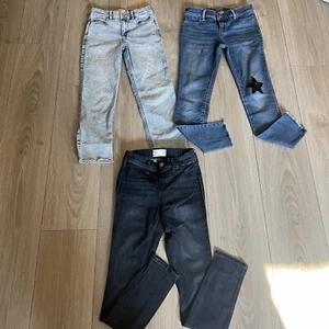 Bundle/lot of 3 Girl Jeans size 11/12 abercrombie kids|Old Navy - Picture 1 of 13