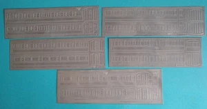 Grabados de zinc sin cortar Philip Millard 4 mm OO 5 x Caledonian Rly? Lados y extremos de entrenador - Imagen 1 de 3