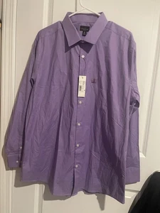 Structure Size XL Purple Long Sleeve Shirt Sears Modern Fit - Picture 1 of 11