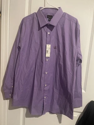 Structure Size XL Purple Long Sleeve Shirt Sears Modern Fit - Image 1 of 4