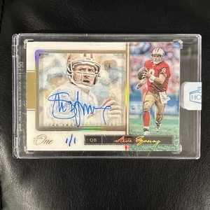 2018 Steve Young Panini One Honors 1/1 Auto - Bild 1 von 4
