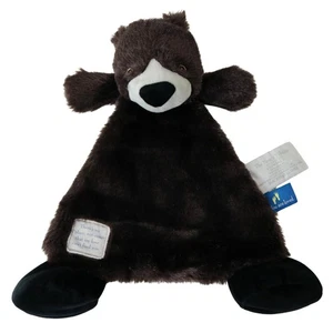 Nancy Tillman Collection Demdaco You Are Loved Bear Lovey Plush Toy Dark Brown - Picture 1 of 8