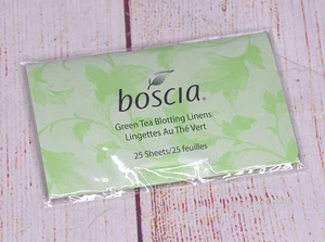 Boscia Green Tea Blotting Linens 25 Sheets Sealed New - Picture 1 of 3