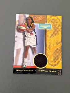 2002 FLEER AUTHENTIX NIKKI McCRAY MEMORABILIA CARD RIPPED - Picture 1 of 1