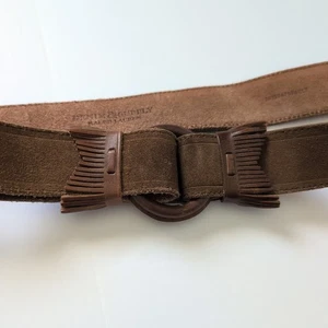 Denim & Supply Ralph Lauren Leder Fransen Gürtel - braun - Größe L verstellbar - Bild 1 von 14