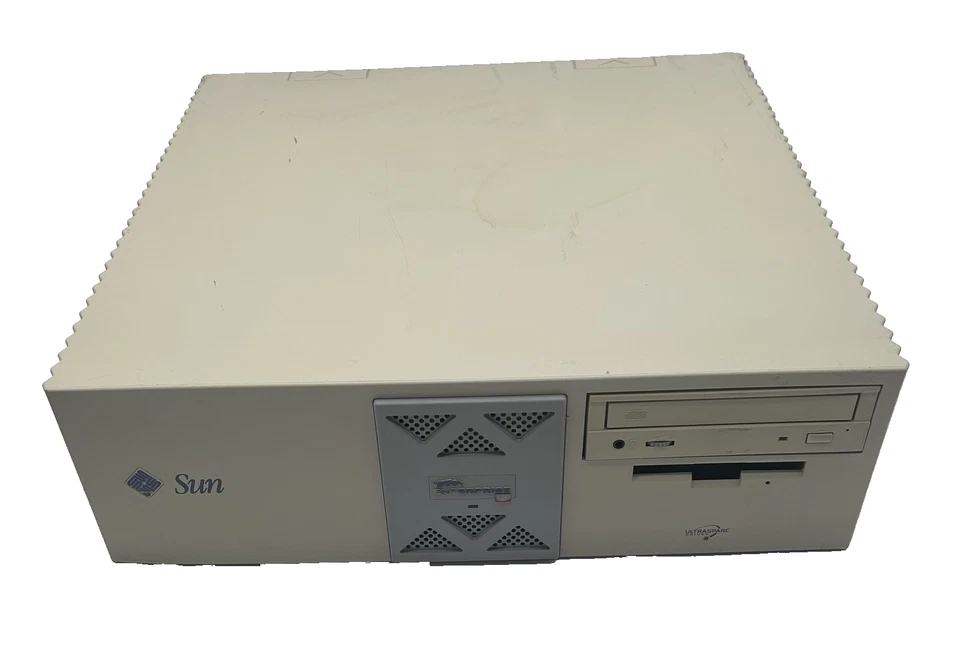 SUN Ultra 2 2X UltraSPARC-II 300MHz CPU 1GB-RAM 9GB HDD Tested Broken Lid - Image 1 of 4