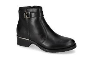 SCARPE TRONCHETTO DONNA VALLEVERDE 47533 PELLE NERO ORIGINALE AI 2026 - Picture 1 of 6