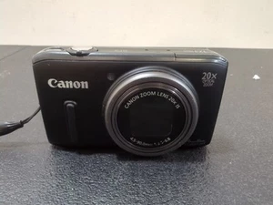 Canon PowerShot SX260 HS 12.1MP Black Compact Digital Camera For Parts - Picture 1 of 3