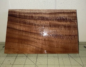 Legno di koa formosano hawaiano con ricciolo delicato ~ 7 1/8" x 4 1/3" x 3/4" (#697) - Foto 1 di 6