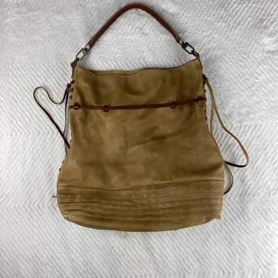 Alter'd state large boho faux leathr bag drawstring tassle closure - Image 1 of 4