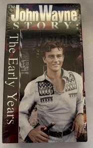 Sealed The John Wayne Story: The Early Years (2001) VHS Brand New Free Shipping - Picture 1 of 2