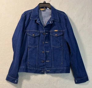 Vintage Rustler Jeansjacke Blau Jeans Trucker Style Herren Large - Bild 1 von 9
