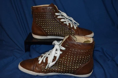 Frye Kira Studded Women's 9M High Top Biker Boots Shoes 71220 - Image 1 of 4