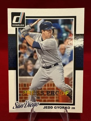2014 Panini Donruss Press Proof Gold /99 Jedd Gyorko #328. *B7 - Изображение 1 из 2