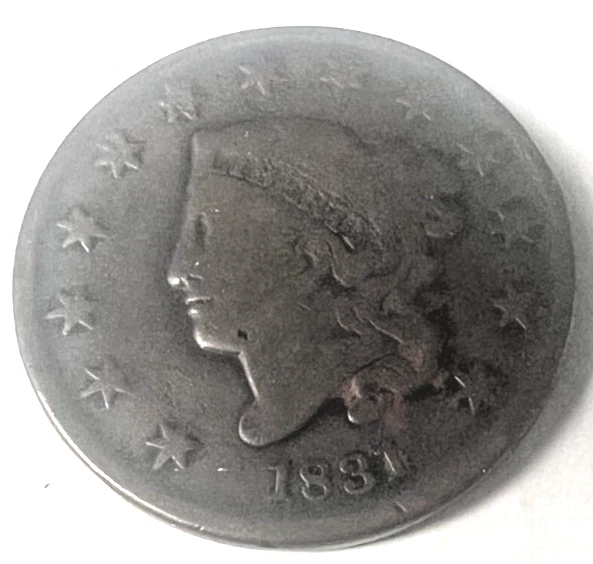 Centavos grandes 1831 letras medianas Foto 1 de 2