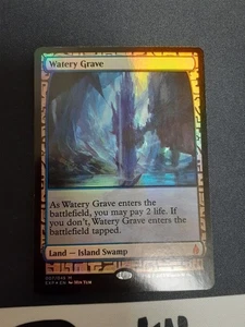 MTG Wet Grave English Foil EXP Expedition NMUSED - Picture 1 of 2