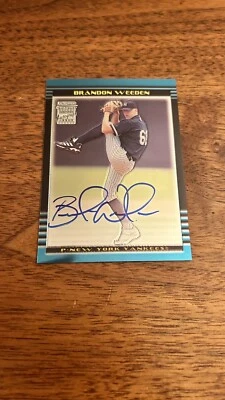 2002 Bowman Chrome Draft Picks & Prospects Brandon Weeden #BDP172 Rookie Auto RC - Image 1 of 2