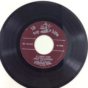 18 Top Hits 6 Hits 45 rpm Vinyl Record I Hear You Knockin sixteen Tons - Picture 1 of 8