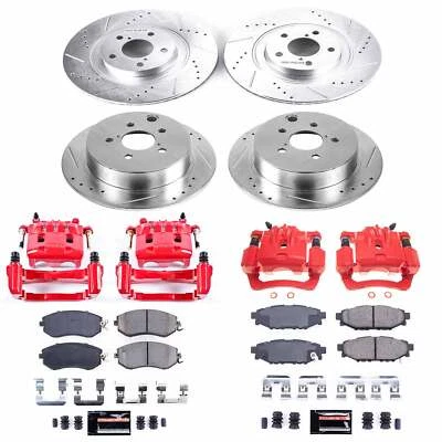 PowerStop Disc Brake Kit - Front and Rear - Fits Subaru Crosstrek 2016-2017, Sub - Image 1 of 4