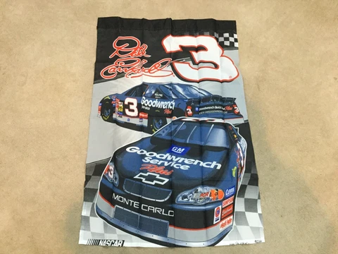 VINTAGE NASCAR 2000 DALE EARNHARDT #3  Banner Flag New In Package 27”x41” 1 Side Cover