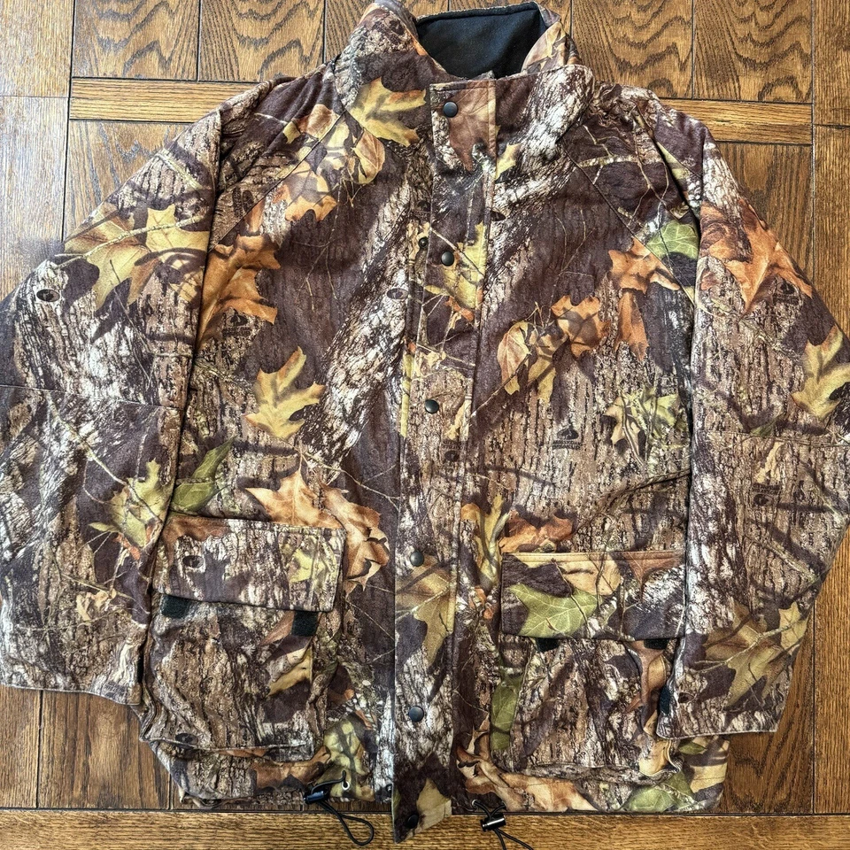 Rocky Men's Size XL Camouflage Pro Hunter Mossy Oak Advantage 2 In 1 Jacket - Image 1 of 4