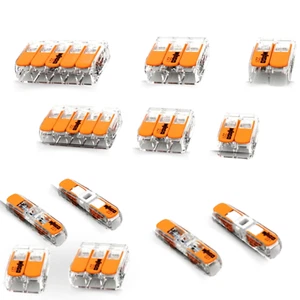 WAGO 221 Lever Wire Connectors – Splicing Quick Electrical Terminal Block - Picture 1 of 58