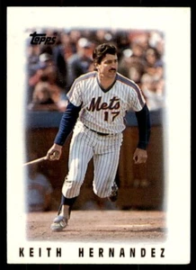 1986 Topps Major League Leaders Minis Keith Hernandez Baseball Cards #53 - Picture 1 of 2