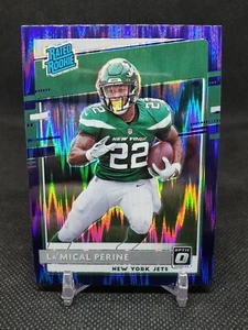 La'Mical Perine 2020 Donruss Optic Purple Shock Rated Rookie Prizm #190 Jets RC - Picture 1 of 2