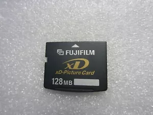 Fujifilm xD-Picture CARD 128MB Camera Photo Memory Card for Olympus Used Tested - Picture 1 of 2