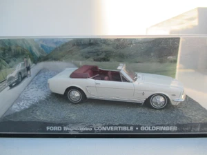 JAMES BOND 007 model car Ford Mustang Convertible - Goldfinger - Picture 1 of 1