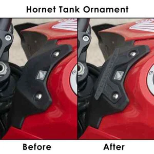 Adorno de tanque piramidal Honda CB1000 Hornet (2025 - encendido) | negro mate | - Imagen 1 de 8