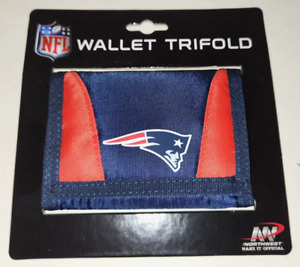 New England Patriots NFL Tri-Fold  Nylon Wallet